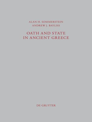 cover image of Oath and State in Ancient Greece